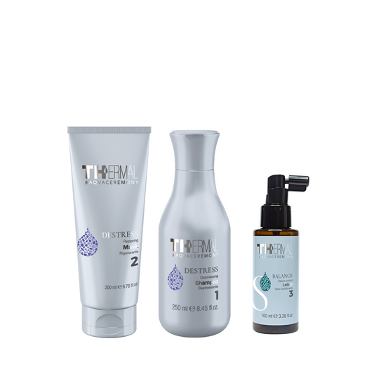THERMAL DESTRESS SET - Wirkt fettigem Haar entgegen