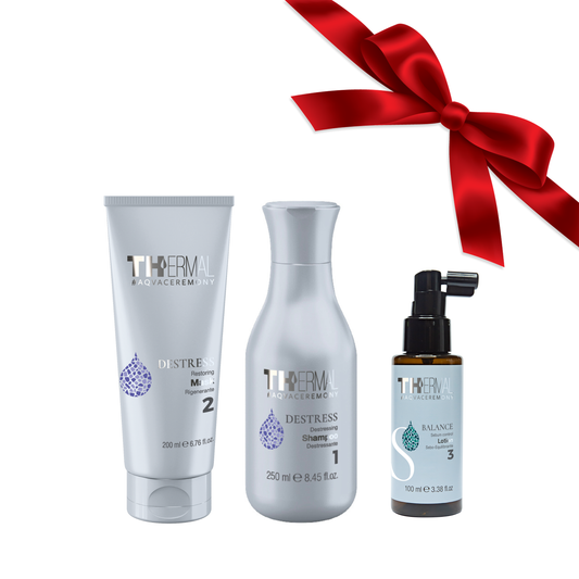 THERMAL DESTRESS SET - Wirkt fettigem Haar entgegen